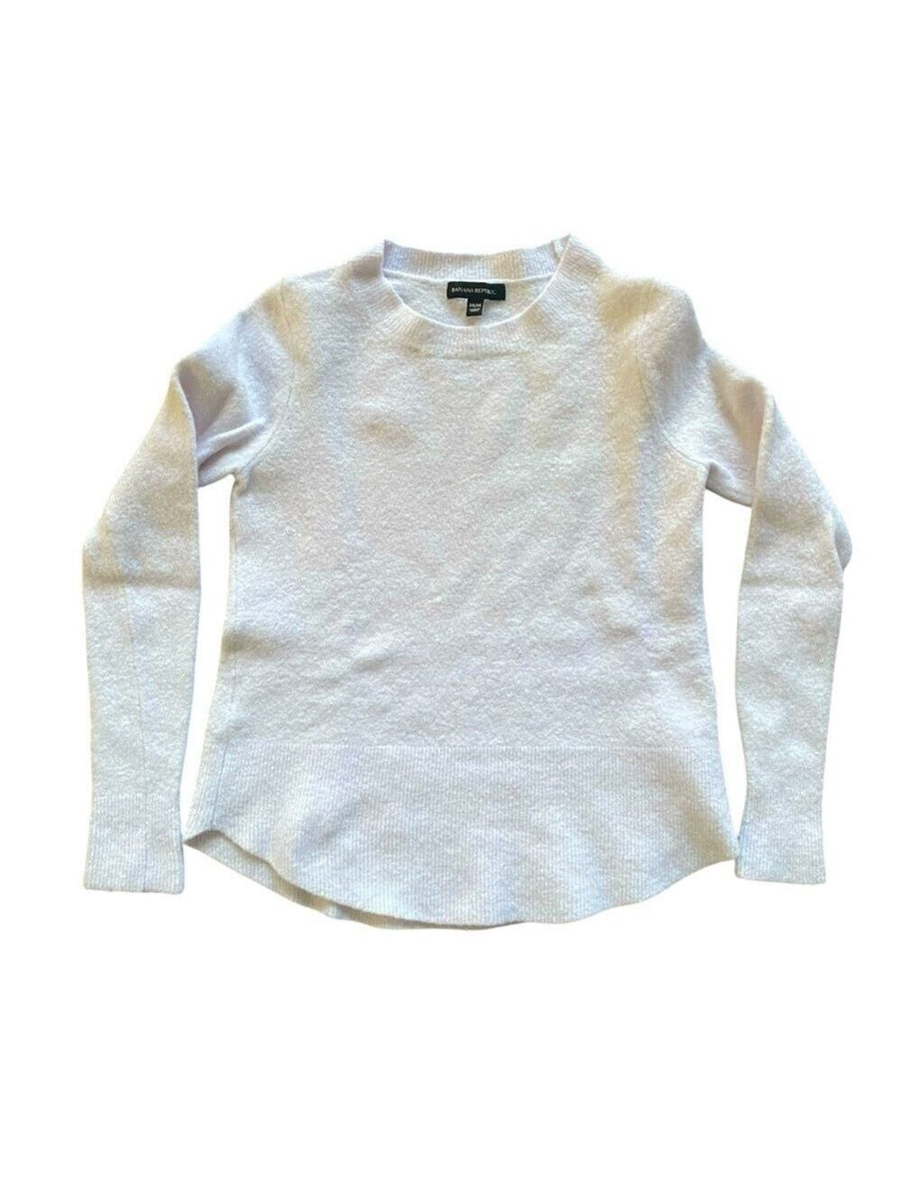Banana Republic Light Pink Wool Blend Sweater Size Medium